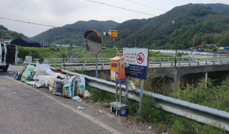 Mobile garbage dumping control equipment